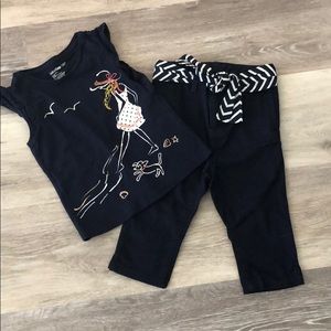 Gap pants and top set
